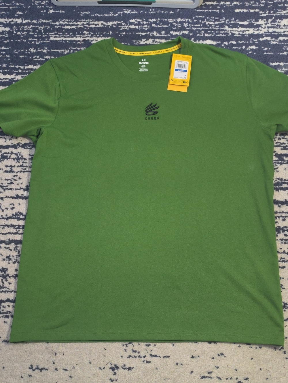 Under Armour Curry Short Sleeve Tee in Green